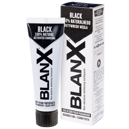 BlanX, Зубная паста Black Charcoal, 75 мл