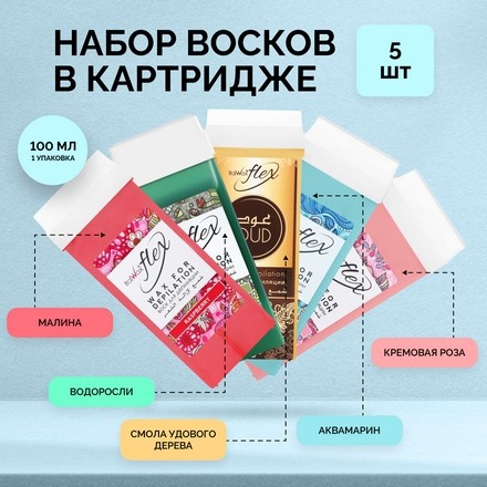 Italwax, Набор восков в картридже Flex