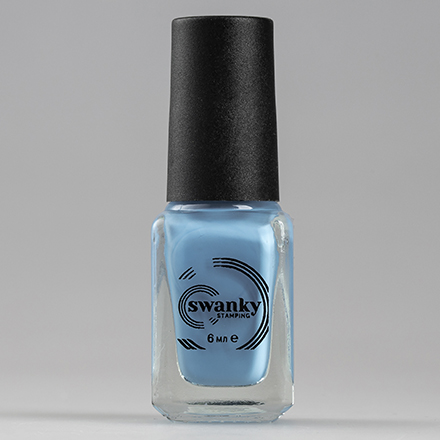 Swanky Stamping, Лак для стемпинга №S49, Cyan Blue