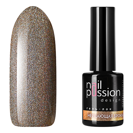 Гель-лак Nail Passion «Мерцающая бронза»