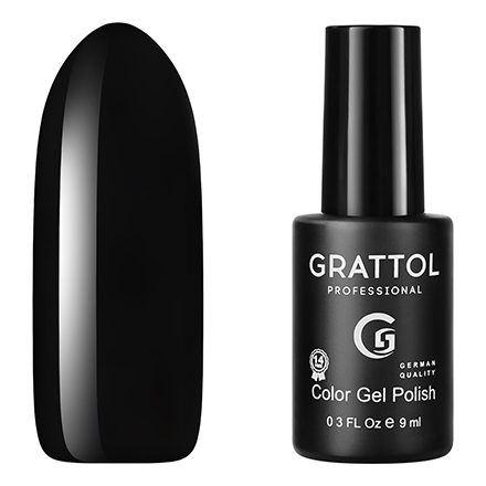 Гель-лак Grattol Classic Collection №002, Black