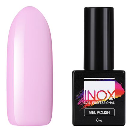 INOX nail professional, Гель-лак №027, Малиновый тирамису