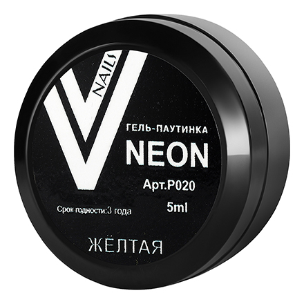 Vogue Nails, Гель-паутинка Neon, желтая, 5 г