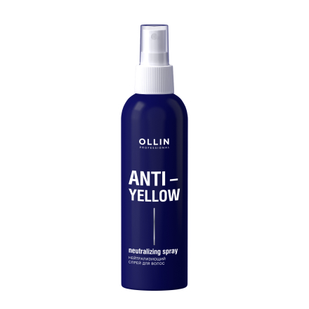 OLLIN, Нейтрализующий спрей Anti-Yellow, 150 мл