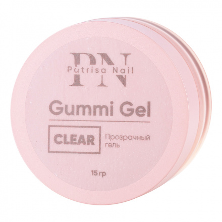 Patrisa nail, Моделирующий гель Gummi Gel Clear, 15 г