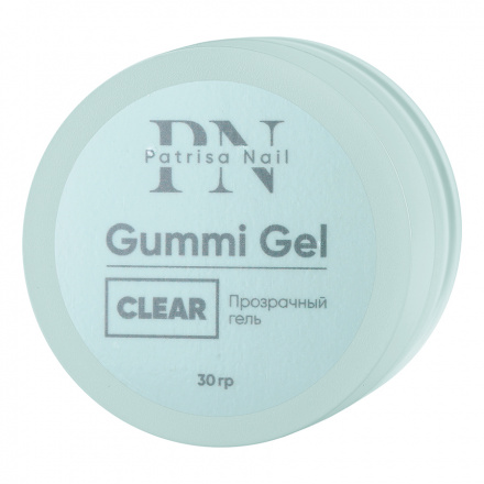 Patrisa nail, Моделирующий гель Gummi Gel Clear, 30 г