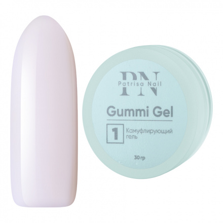 Patrisa nail, Камуфлирующий гель Gummi Gel №1, 30 г