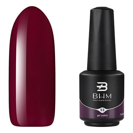 Гель-лак BHM Professional №053, Dark violet