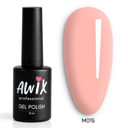 AWIX Professional, Гель-лак Milky №015