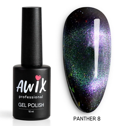 AWIX Professional, Гель-лак Panther №08