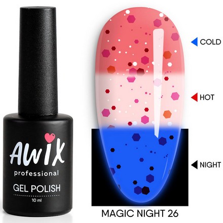 AWIX Professional, Гель-лак Magic Night №26