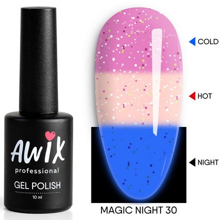 AWIX Professional, Гель-лак Magic Night №30