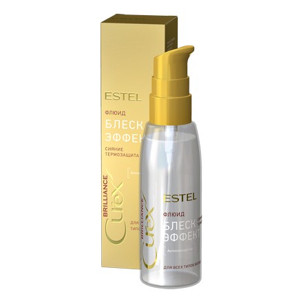 Estel, Флюид-блеск CUREX BRILLIANCE для всех типов волос, 100 мл
