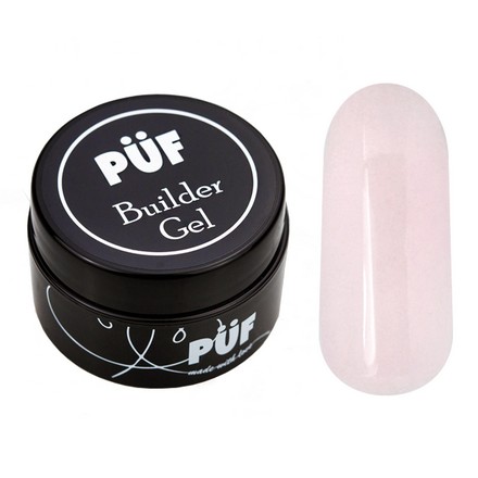 Puf, Гель Builder №02, Pink Clear, 15 мл