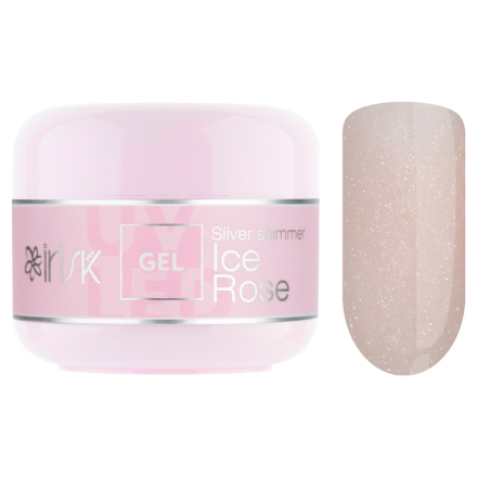 IRISK, Гель ABC Ice Rose Silver shimmer, Limited collection