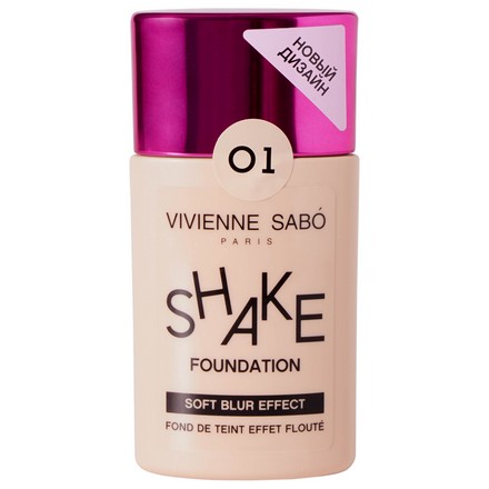 Vivienne Sabo, Тональный крем Shake Soft Blur, тон 01