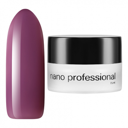 Nano Professional, Гель Pink Milky №18, виноградный, 15 мл