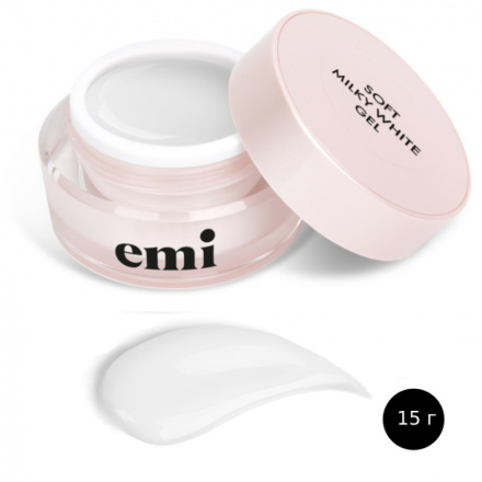 EMI, Гель Soft Milky White Gel, 15 г