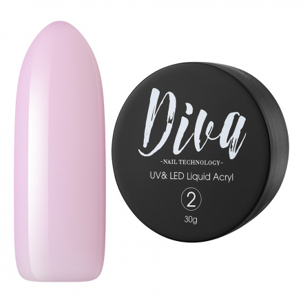 Diva Nail Technology, Жидкий акрил №2, 30 мл