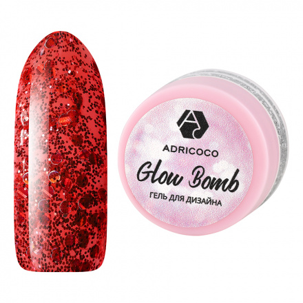 ADRICOCO, Гель для дизайна Glow Bomb №03