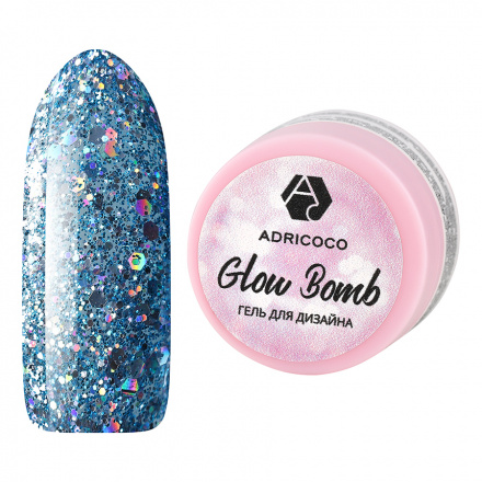 ADRICOCO, Гель для дизайна Glow Bomb №09