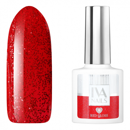 Гель-лак IVA nails Red Gloss №1