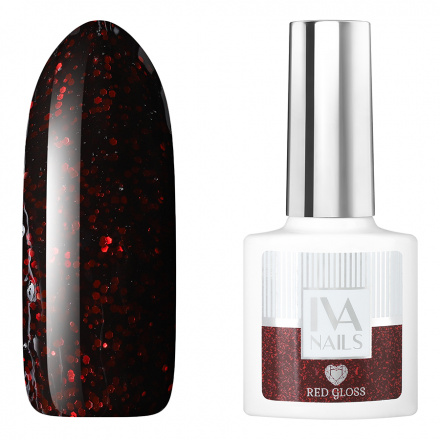 Гель-лак IVA nails Red Gloss №6