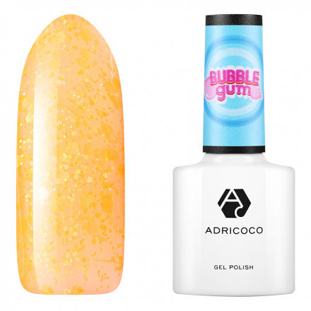 Гель-лак ADRICOCO Bubble Gum №03, Веселый мандарин