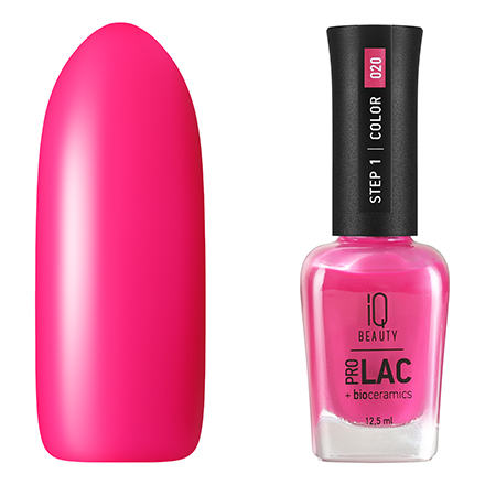 IQ Beauty, Лак для ногтей ProLac + Bioceramics №020 Cheer up!