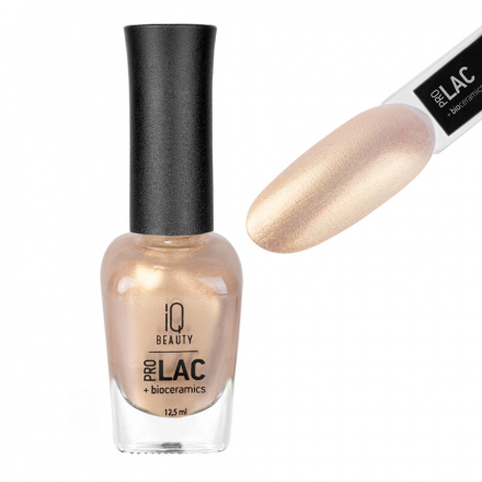 IQ Beauty, Лак для ногтей ProLac + Bioceramics №081 Golden haze