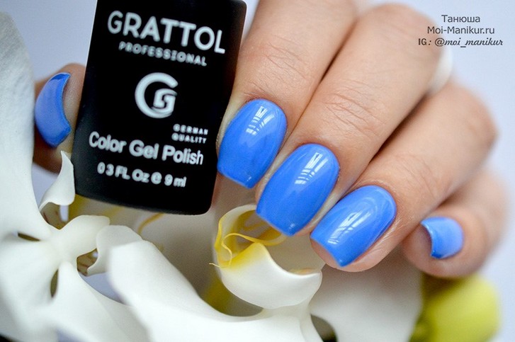 Гель-лак Grattol №88 Azure 