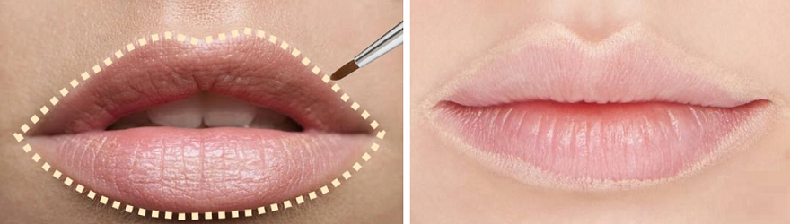 Как увеличить глаза и губы с помощью макияжа