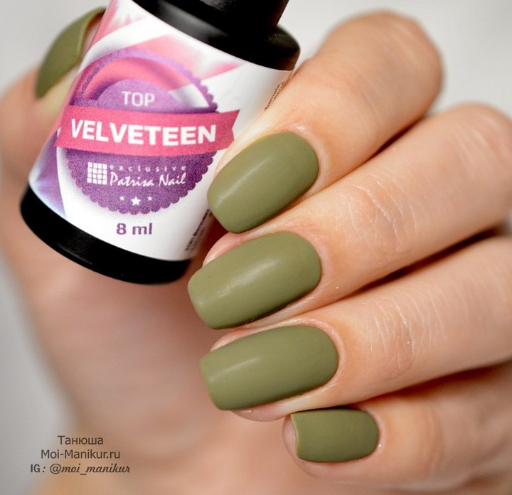 Топ Patrisa Nail Velveteen на цветном гель-лаке